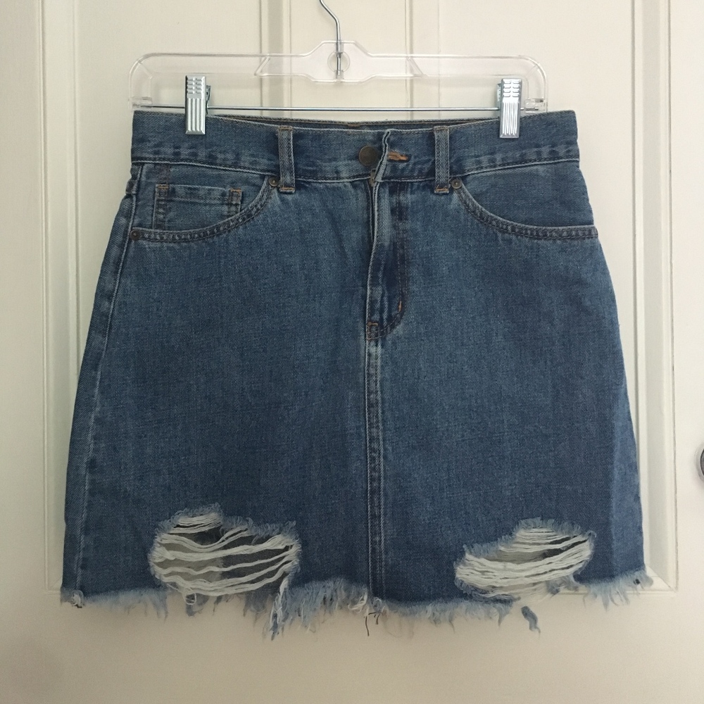 No Rest for Bridget (JBD) Mini Denim Skirt